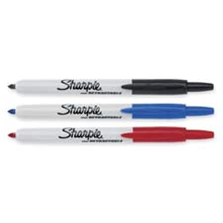 Sanford Sharpie Fine Point Retractable Markers, Red SA464397